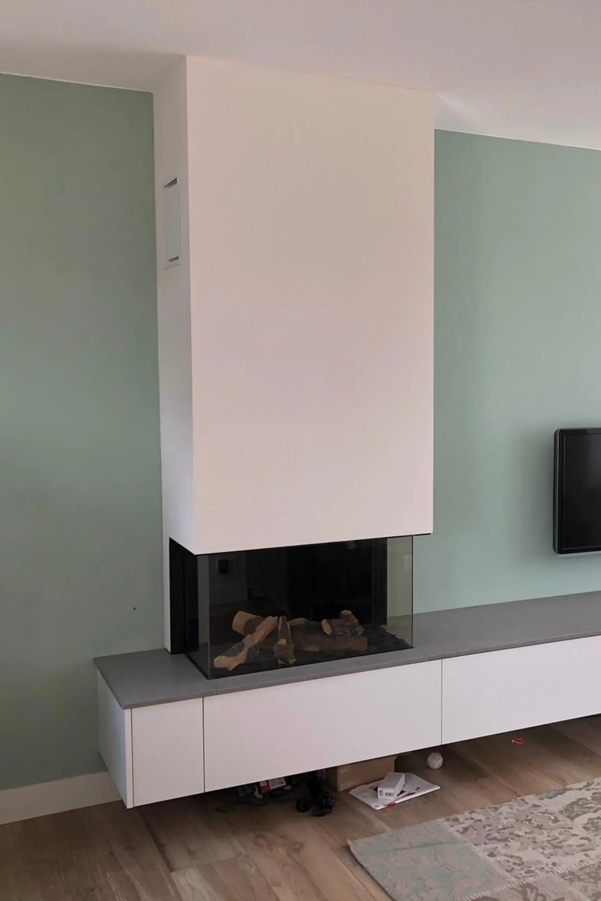 Gashaard aangesloten op propaan