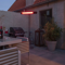 Terras verwarming