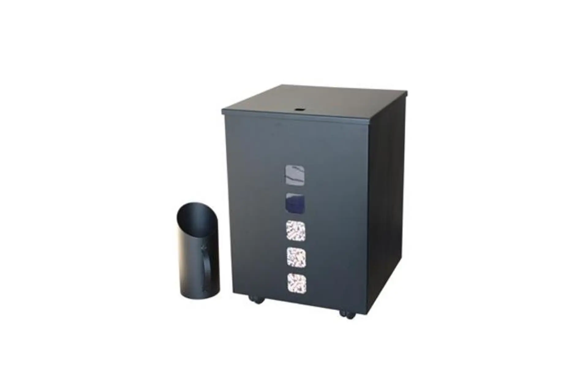 117555 Pellet bak 40 kg capaciteit Zwart.png