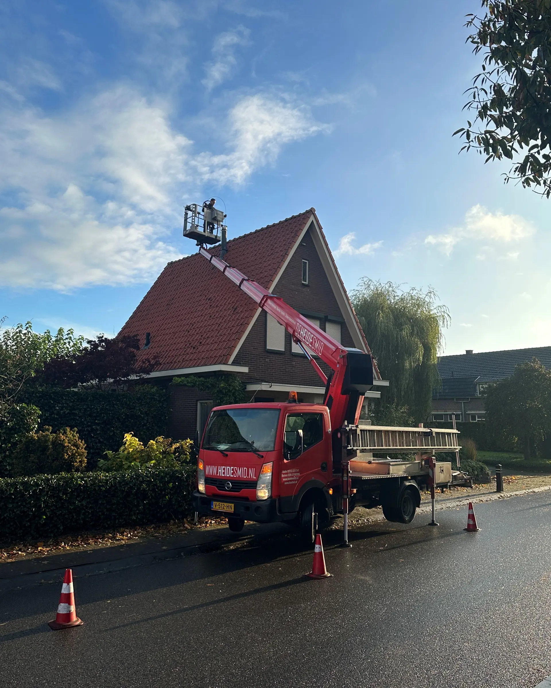 Een nieuw rookkanaal in een bestaande schoorsteen