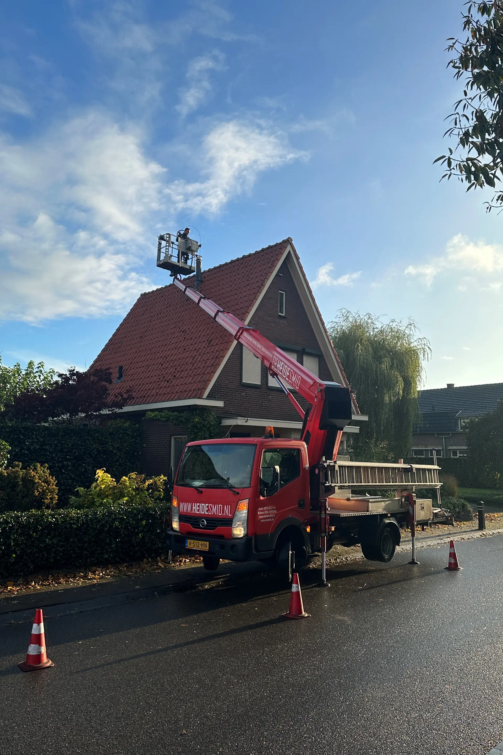 Een nieuw rookkanaal in een bestaande schoorsteen