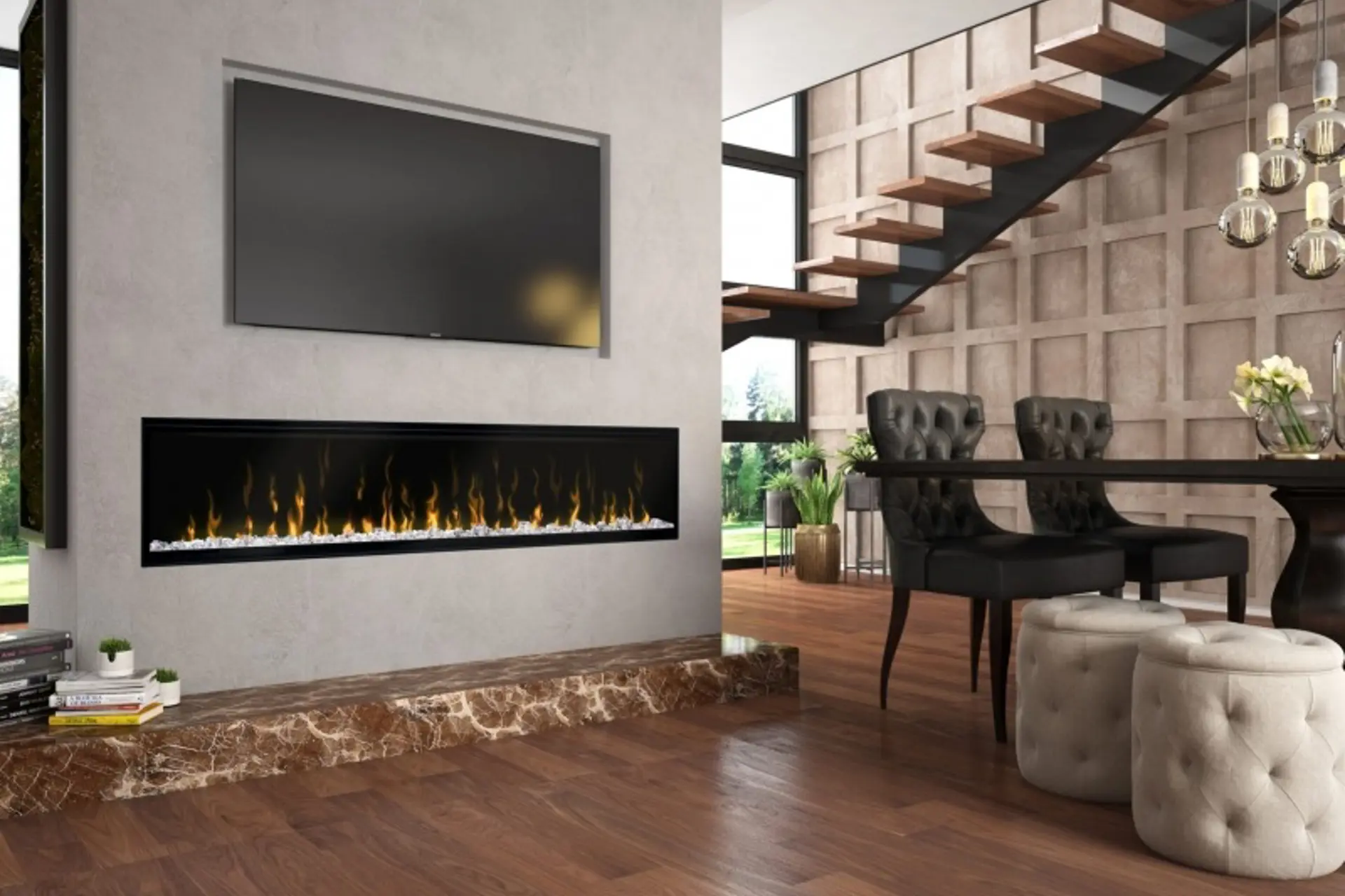 Dimplex Ignite XL 74 Te Zien In Showroom Halle