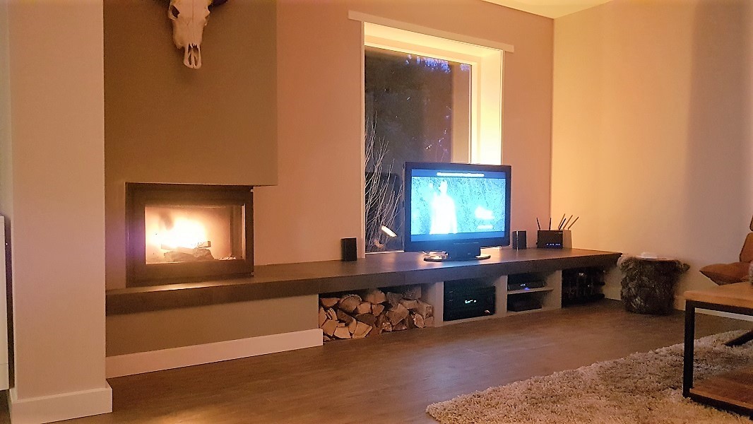 Dik Geurts Instyle Corner High Inzethaard Brandend