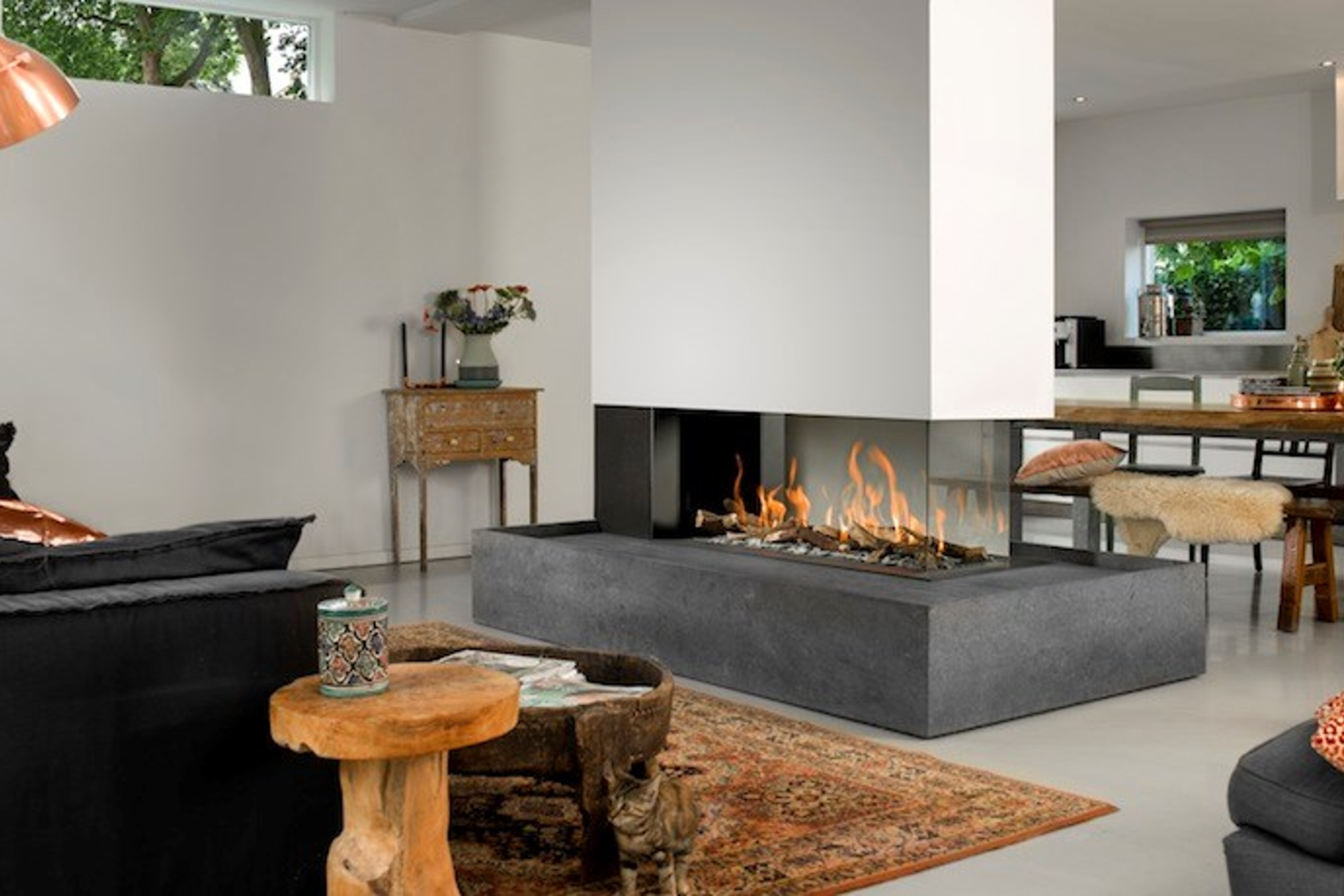 Bellfires Room Divider Large Te Zien In Showroom Halle